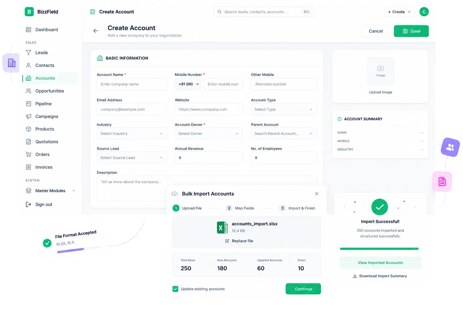 A Structured Profile For Every Company You Sell To